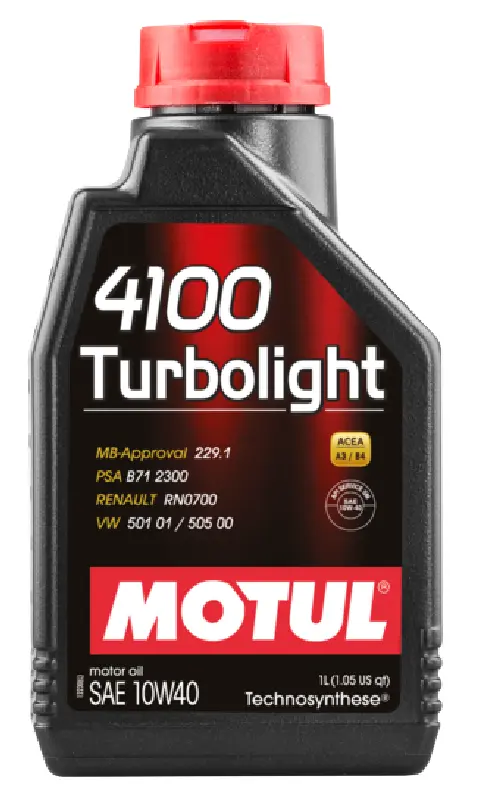 Олива моторна Motul 4100 Turbolight 10W-40 1
