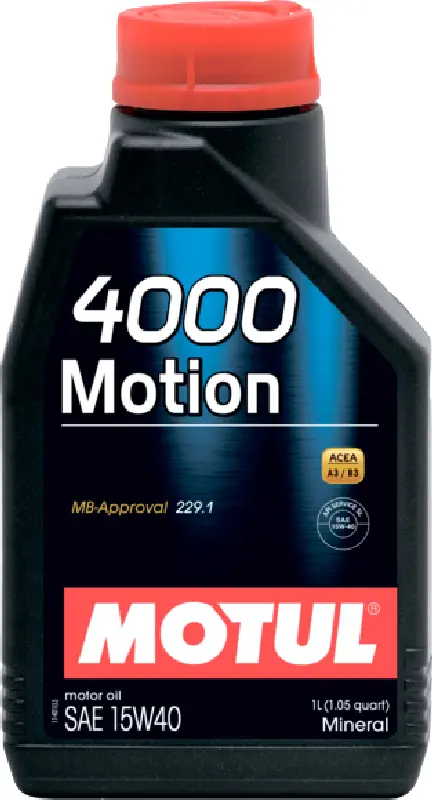 Олива моторна Motul 4000 Motion SAE 15W-40 1l 386401