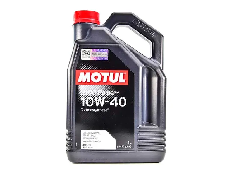 Олива моторна Motul 2100 Power+ 10W40 4l 397707
