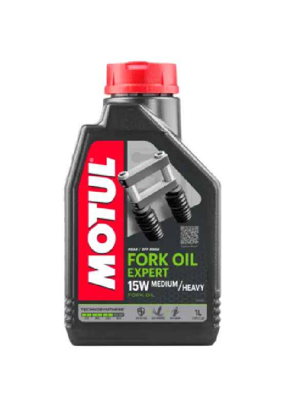 Олива гідравлічна  Motul FORK OIL EXPERT Medium Heavy 15W 1L для всіх типів гідравлічних вилок