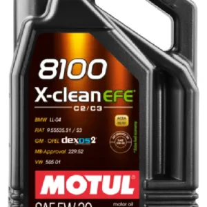 яяОлива моторна Motul 8100 X-clean EFE SAE 5W-30 5l