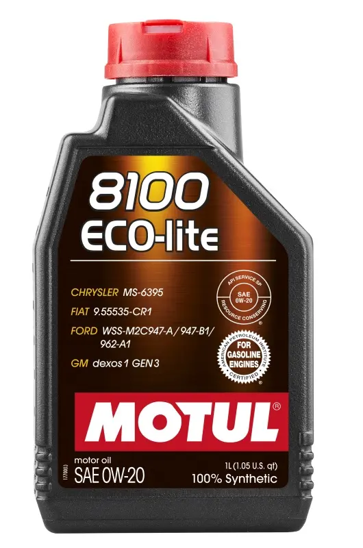 Олива моторна Motul 8100 ECO-lite  SAE 0W-20 1l