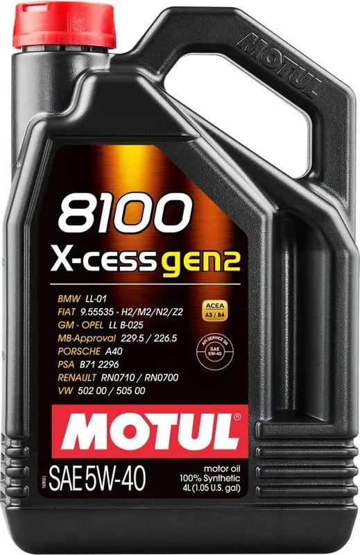 Олива моторна Motul 8100 X-cess 5W-40 GEN2 4l