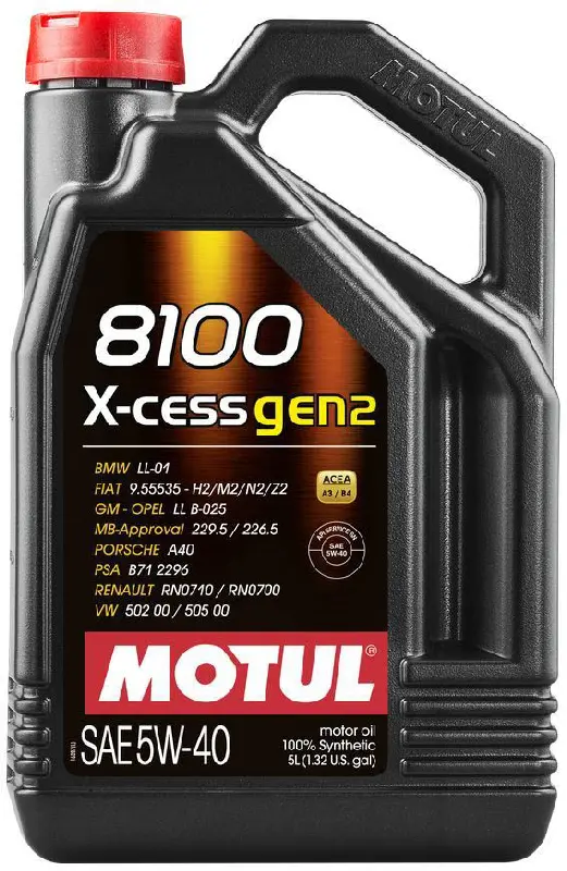 Олива моторна Motul 8100 X-cess 5W-40 GEN2 5l