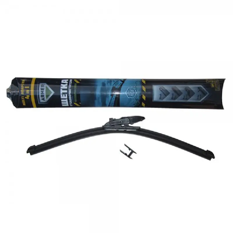 Щітка склоочисника безкаркасна 650мм. (З мультіадаптером) 