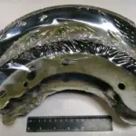 Колодка гальм. ГАЗ 3302 задн. (компл. 4шт.) (RIDER)