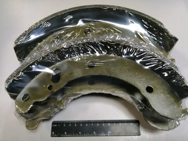 Колодка гальм. ГАЗ 3302 задн. (компл. 4шт.) (RIDER)