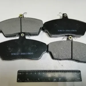 Колодка гальм. ГАЗ 3302 перед. (компл. 4шт.) (RIDER)