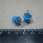 Лампа розжарювання 12v 1,2w Bx8,4d BLUE (вир-во Narva)