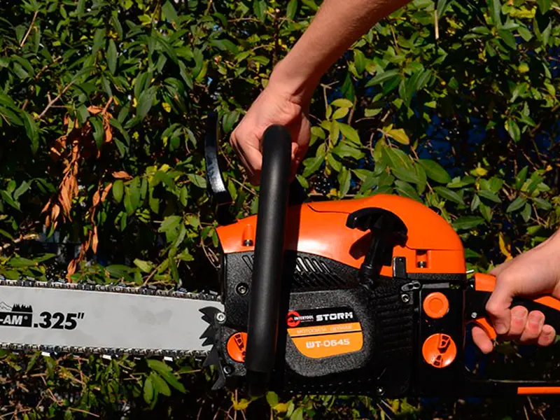 Мотопила цепн.STORM 2,4 кВт., 56 см3, цепь, шина”Oregon” 45 см., карбюратор “Walbro”Япония., хол. ход 2800 об/мин.,номин. 8000 об/мин.