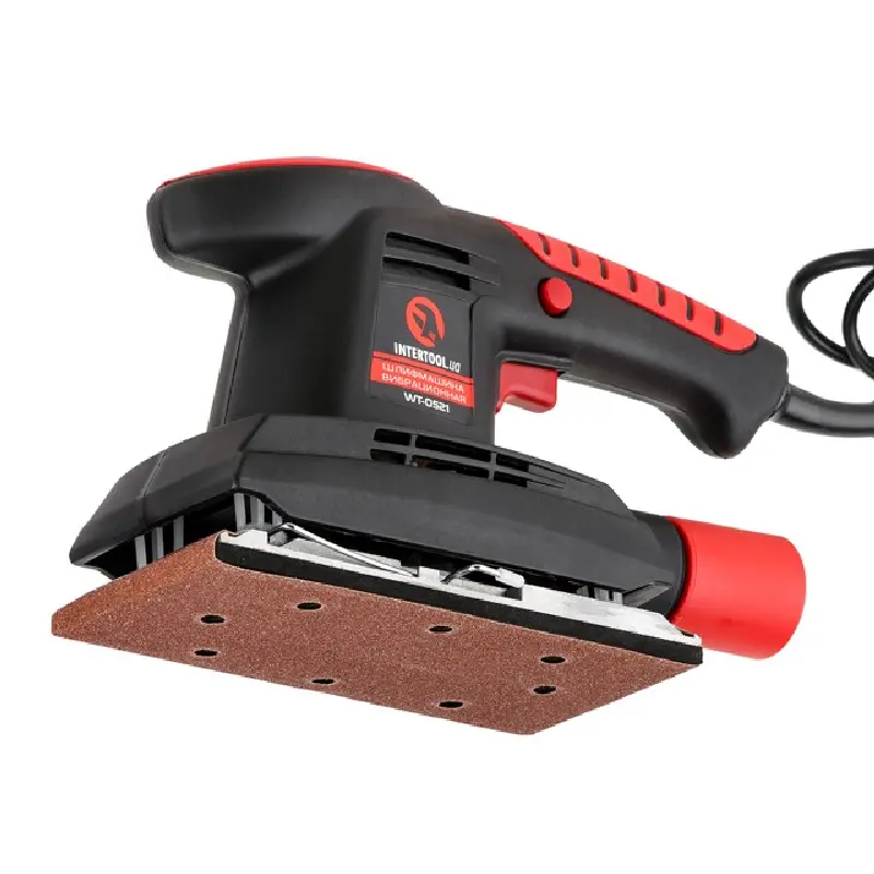 Шліфмашина вібраційна STORM, 200Вт, 11000 хід / хв,платформа 187 * 90 мм (Intertool)