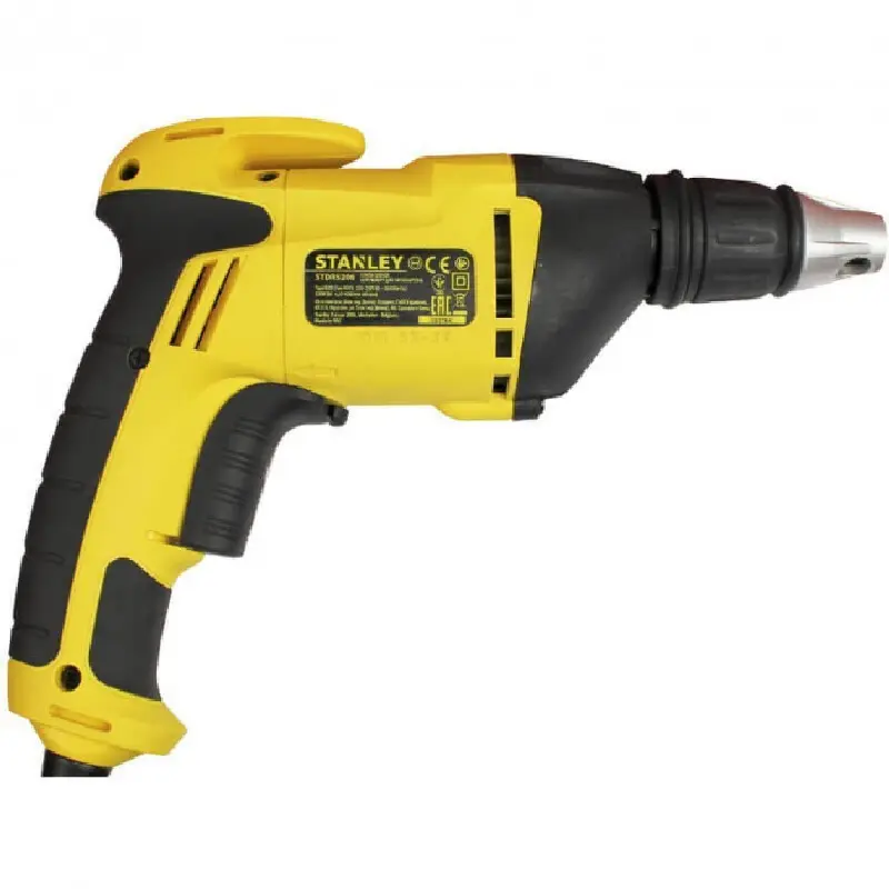 Шуруповерт мереживий  520Вт, 220В, 0-4500об/мин, патрон HEX O=6.35 mm STANLEY