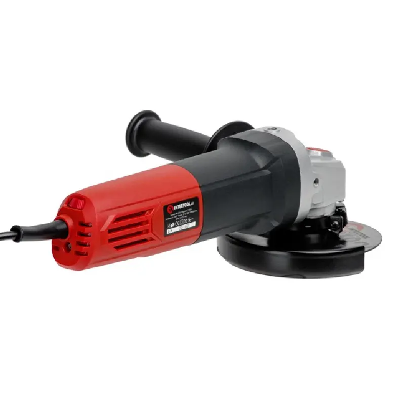 Шліфмашина кутова, 1100Вт, коло 125мм, рег. оборотів 3000-12000 об / хв (в-во INTERTOOL)