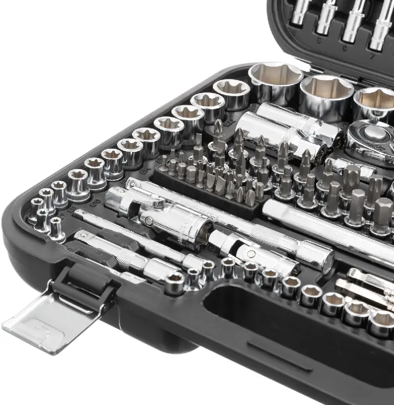 Набір інструментів 1/2″,3/8″, 1/4 (156од) Cr-V (Intertool)