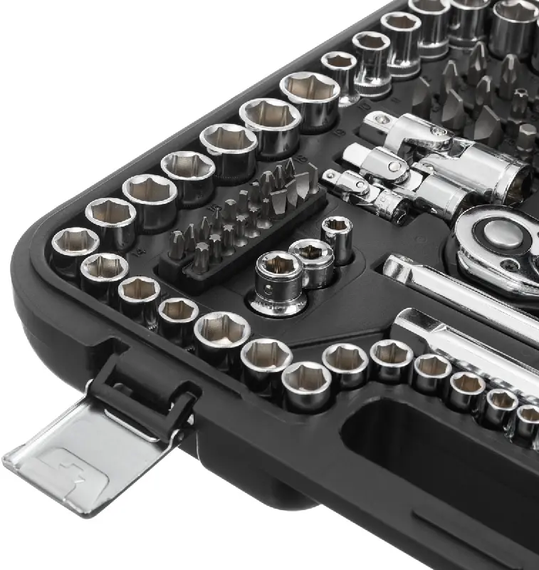 Набір інструментів 1/2″,3/8″, 1/4 (171од) Cr-V (Intertool)