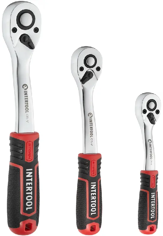 Набір інструментів 1/2″,3/8″, 1/4 (233од) Cr-V (Intertool)