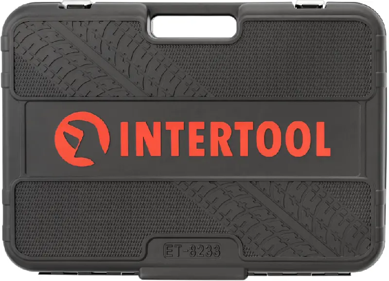 Набір інструментів 1/2″,3/8″, 1/4 (233од) Cr-V (Intertool)