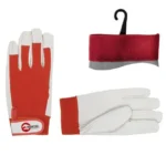 Рукавичка шкіряна комбінована із високоякісної шкіри та тканини