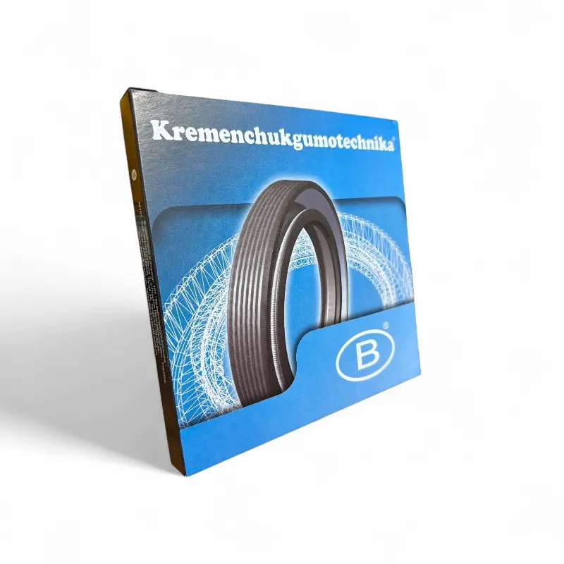 Комплект сальников к/вала ЯМЗ: перед+задн. (фторкаучук FPM)  (пр-во Кременчукгумотехніка)