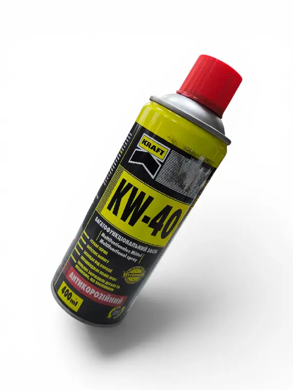 Універсальне мастило KW-40 TM “KRAFT” в аер. упаковці. 400 мл.