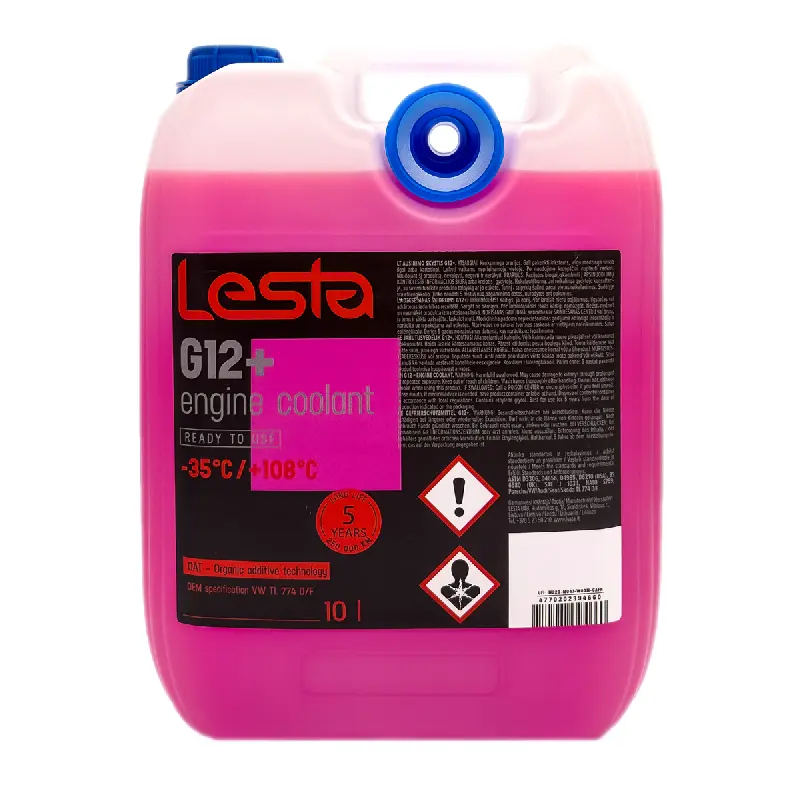 Антифриз-G12 Lesta готовий (-35) червоний  (10 кг.)