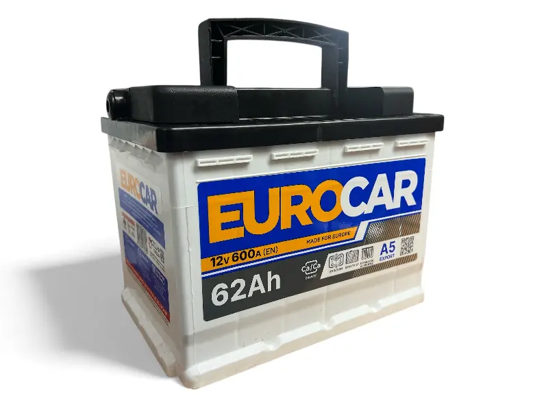 Акумуляторна батарея EUROCAR 6CT-62A3 (1) (L2) 600A 12V(B03) (STD)