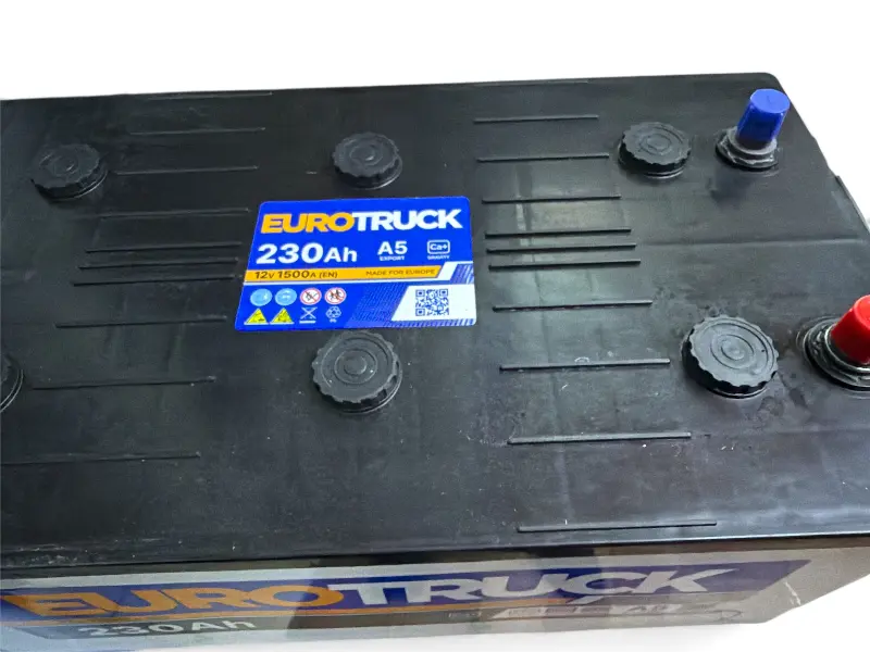 Акумуляторна батарея EUROTRUC 6CT-230A3 (3) (C) 1500A 12V(B00) (STD) (108K)