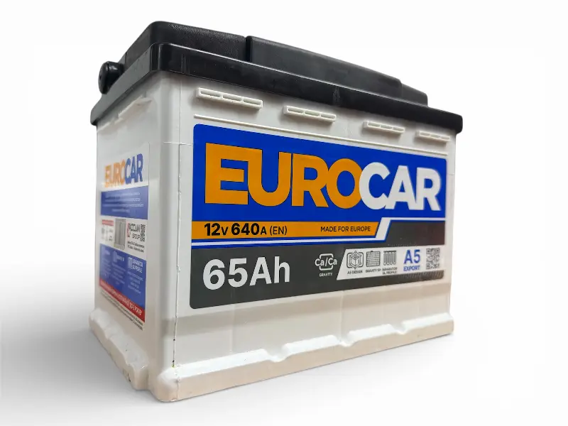Акумуляторна батарея EUROCAR 6CT-65A3 (0) (L2) 640A 12V(B03) (STD)