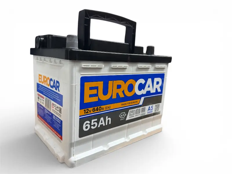 Акумуляторна батарея EUROCAR 6CT-65A3 (0) (L2) 640A 12V(B03) (STD)