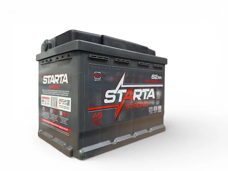 Акумуляторна батарея A5 STARTA STRONG  6CT-62A3 (0) (L2) 600A 12V(B03) (STD)