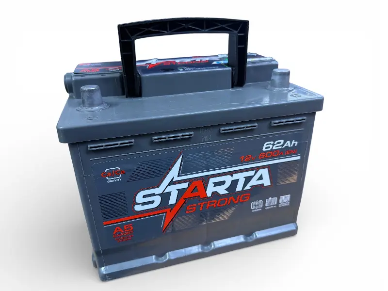 Акумуляторна батарея A5 STARTA STRONG  6CT-62A3 (0) (L2) 600A 12V(B03) (STD)