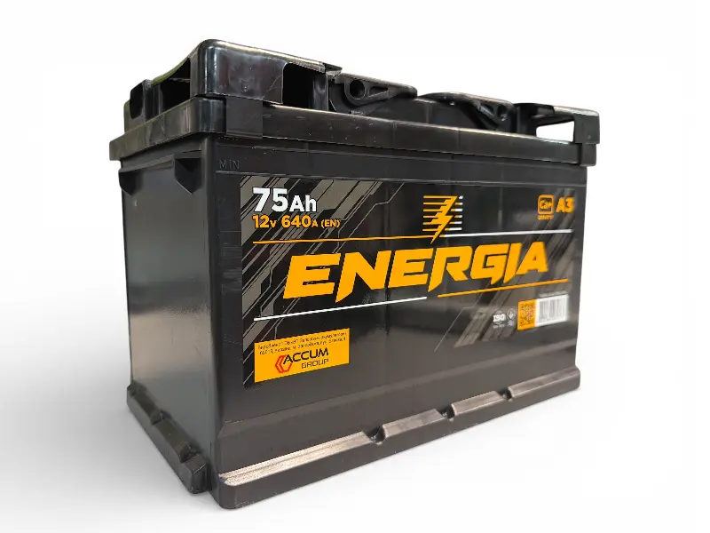 Акумуляторна батарея А3 ENERGIA 6CT-75A3 (0) L3 640A 12V (B03) STD