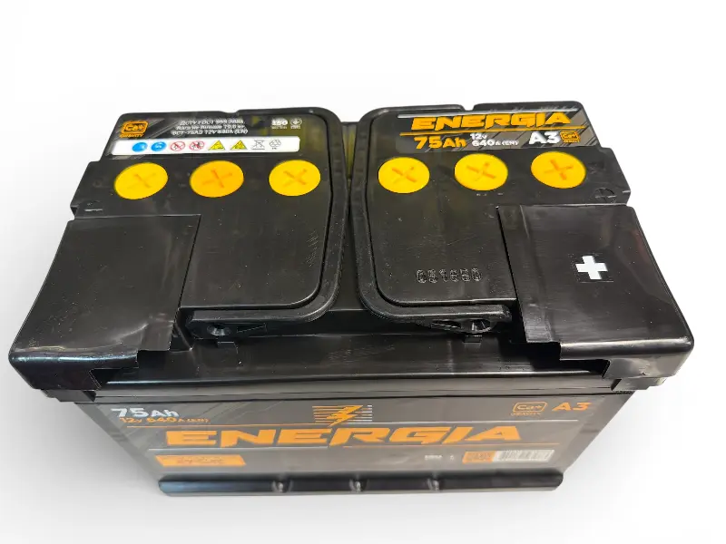 Акумуляторна батарея А3 ENERGIA 6CT-75A3 (0) L3 640A 12V (B03) STD