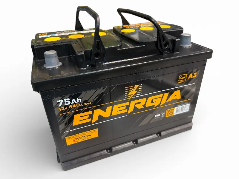 Акумуляторна батарея А3 ENERGIA 6CT-75A3 (0) L3 640A 12V (B03) STD