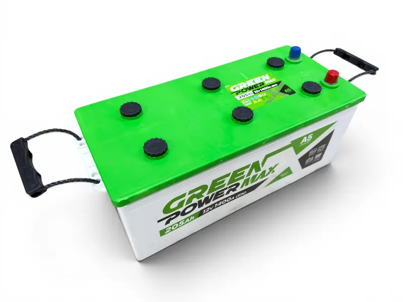 Акумуляторна батарея GREEN POWER MAX 6CT-205A3 (3) B 1400A 12V (B00) (STD)