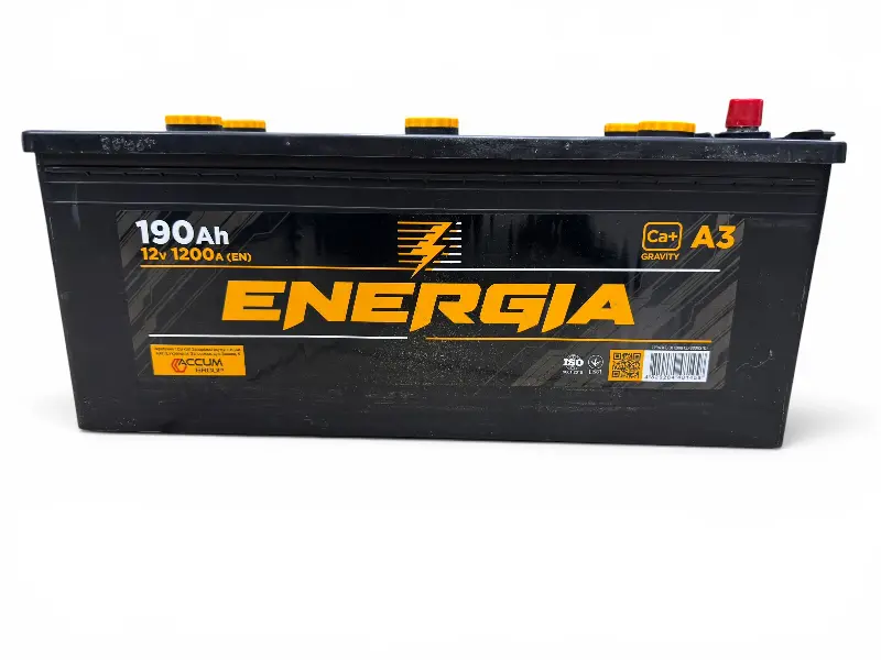 Акумуляторна батарея А3 ENERGIA 6CT-190A3 (3) B 1200A 12V (B00) STD