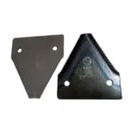 Сегмент ножа жниварки Claas (дрібна насічка) 83x76x2,7мм, d=6,5мм (611203.1/000611203.1) (MWS)