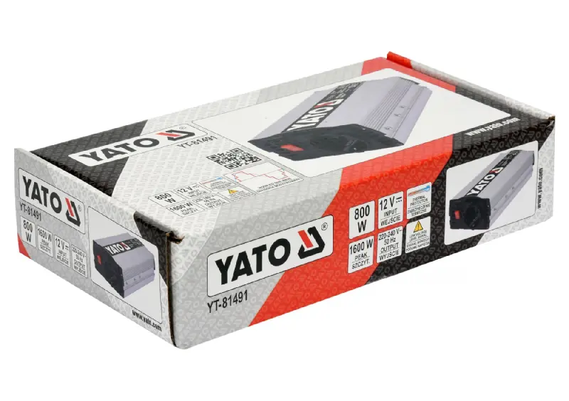 Перетворювач напруги з 12В на 220В YATO