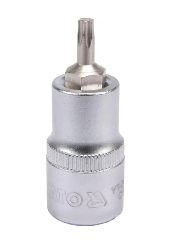 Головка торцева до квадрату  1/2″ с насадкой “TORX” Т25, L=55мм (про-во YATO)