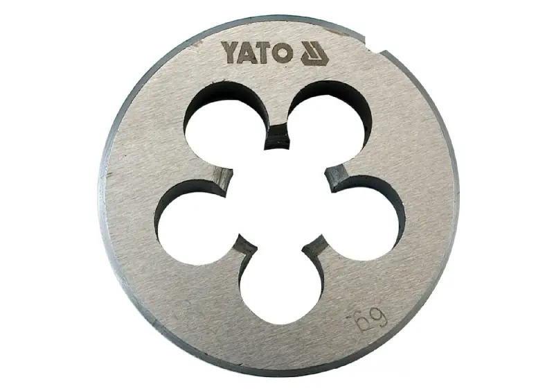 Плашка  М8х1,25мм,HSS M2, m=35 г (YATO)