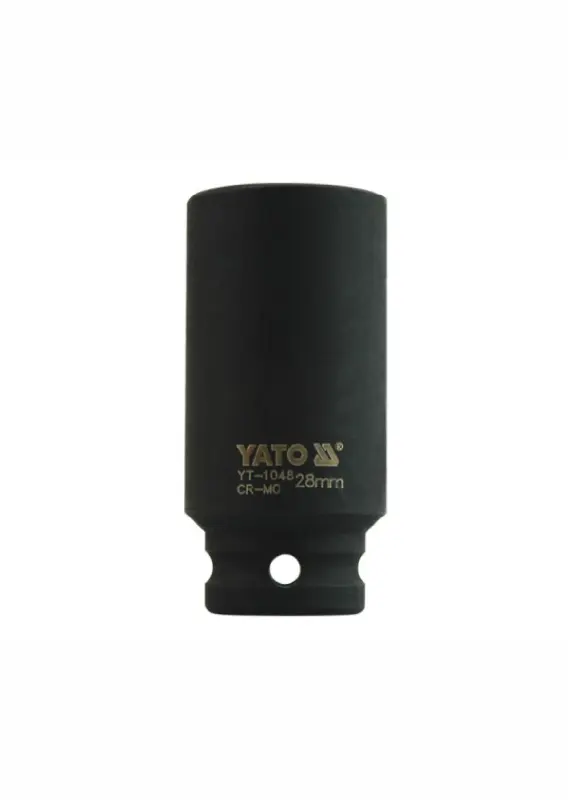 Головка торцева ударна 6-гранна 1/2 M=28 mm YATO : глубока (вир-во YATO)