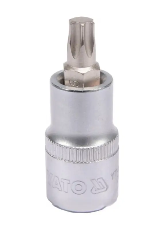 Головка торцева до квадрату  1/2″ с насадкой “TORX” Т45, L=55мм (про-во YATO)