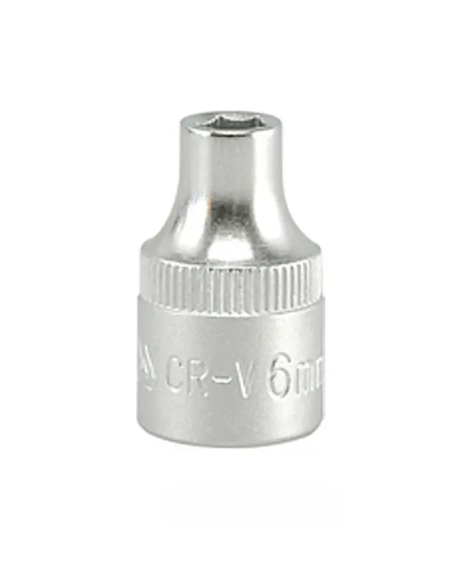 Головка торцева 6-гран. квадрат 3/8″ М=6 мм, L= 28мм (про-во YATO )