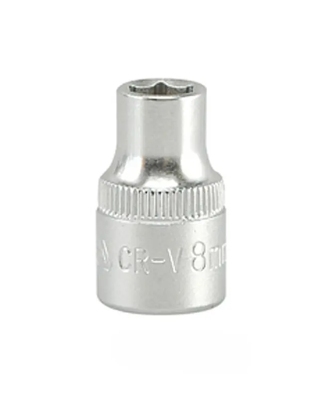 Головка торцева 6-гран. квадрат 3/8″ М=8 мм, L= 28мм (про-во YATO )