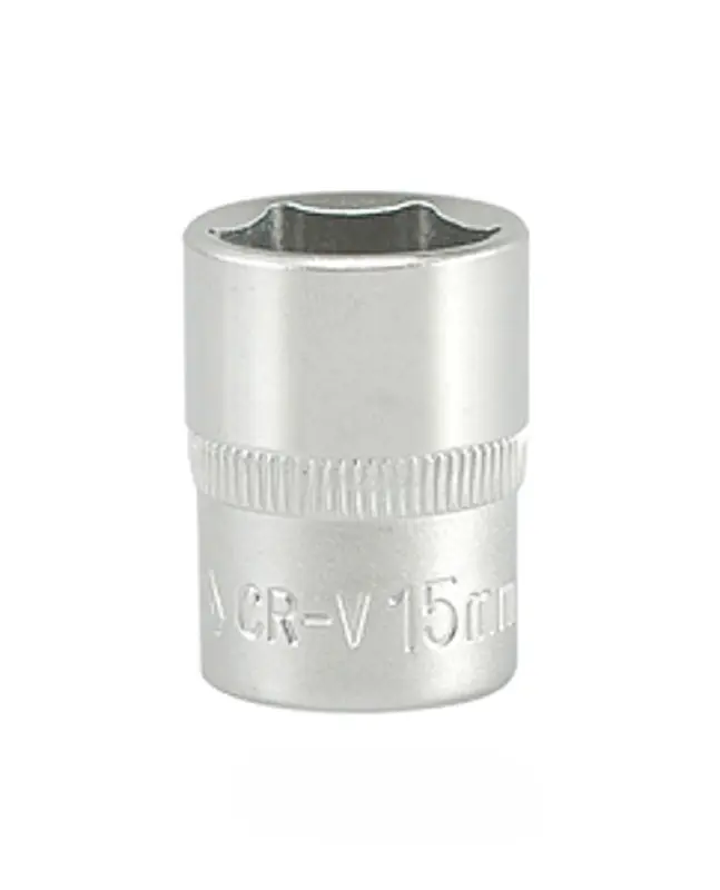 Головка торцева 6-гран. квадрат 3/8″ М=15 мм, L= 28мм (про-во YATO )