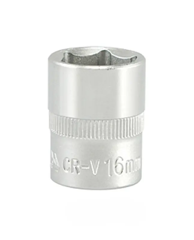 Головка торцева 6-гран. квадрат 3/8″ М=16 мм, L= 28мм (про-во YATO )