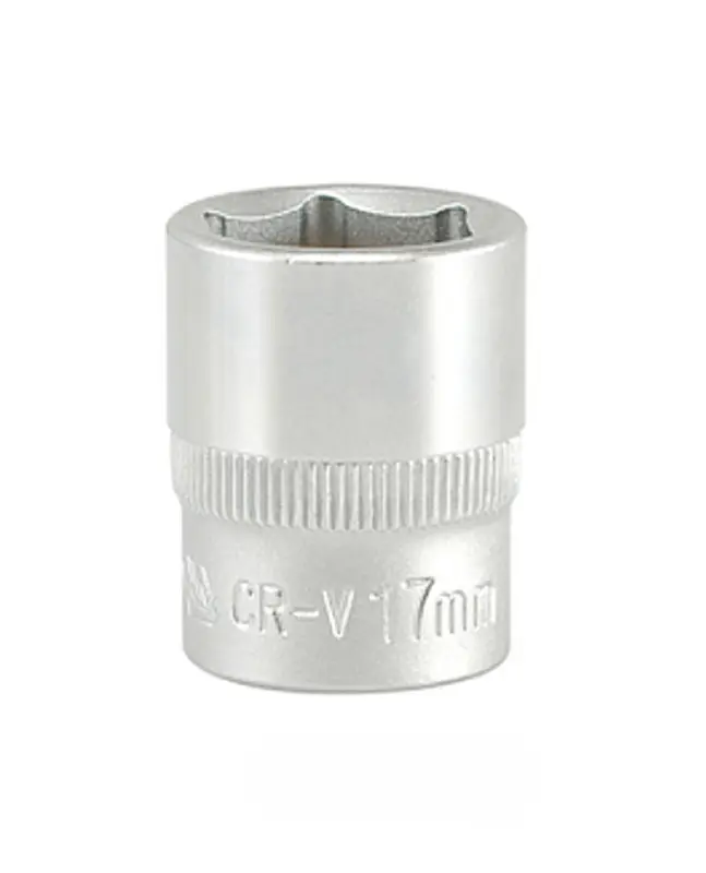 Головка торцева 6-гран. квадрат 3/8″ М=17 мм, L= 30мм (про-во YATO )