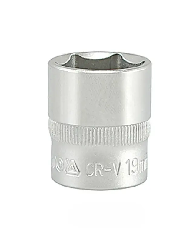 Головка торцева 6-гран. квадрат 3/8″ М=19 мм, L= 30мм (про-во YATO )