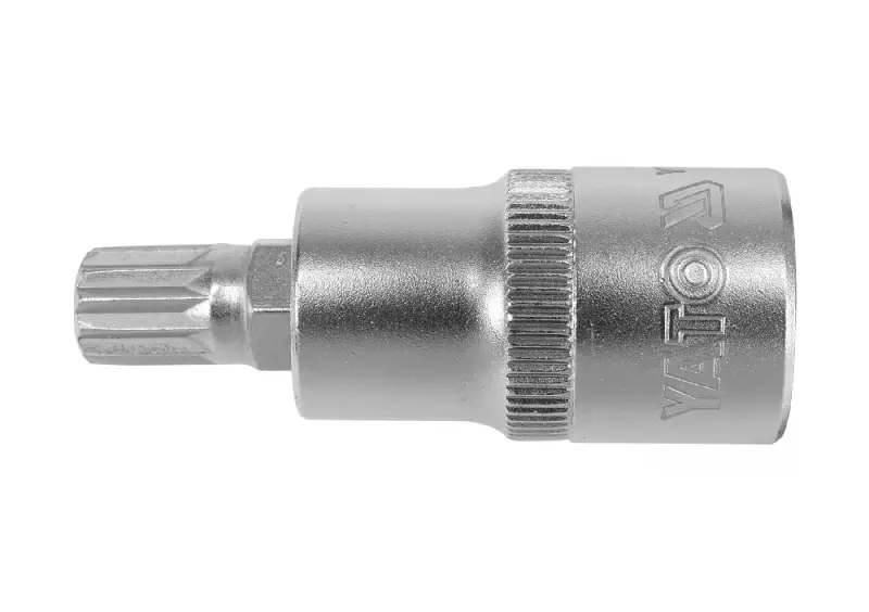 Головка торцева до квадрату  1/2″ з насадкою “SPLINE” M10, L=55мм (вир-во YATO)