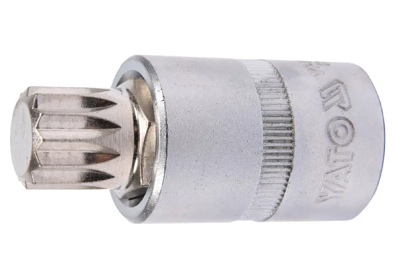 Головка торцева до квадрату  1/2″ з насадкою “SPLINE” M16, L=55мм (вир-во YATO)
